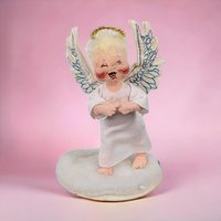 1993 Annalee Angel Figurine | Angel on Cloud | Collectible Doll | Christmas Decoration