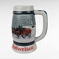 Vintage Budweiser Clydesdales 50th Anniversary Stein | 1933-1983 | Anheuser Busch Collectible |  Limited Edition | Gift for Beer Lover