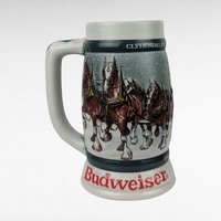 Vintage Budweiser Clydesdales 50th Anniversary Stein | 1933-1983 | Anheuser Busch Collectible |  Limited Edition | Gift for Beer Lover