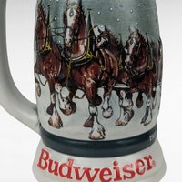 Vintage Budweiser Clydesdales 50th Anniversary Stein | 1933-1983 | Anheuser Busch Collectible |  Limited Edition | Gift for Beer Lover