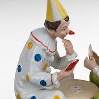 Global Art Clowns Playing Cards Music Box | "Send in the Clowns" | Vintage Music Box | Clown Collectible