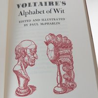 1955 Voltaire's Alphabet of Wit | Hardcover Book | Wit and Humor | French Literature | Gift for Book Lovers