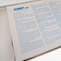 Vintage 1972 Sorry! Board Game | Missing 1 Blue Pawn | Parker Brothers | Slide Pursuit Game | Family Game Night | Retro Game