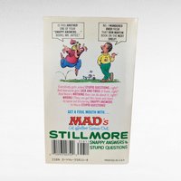 Mad Magazine, Al Jaffee, Snappy Answers to Stupid Questions, Humor Book, 1988, Paperback Book, Collectible Book, Gag Gift, Stocking Stuffer