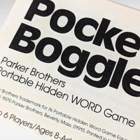 Vintage 1976 Parker Brothers Boggle Game with Bonus Travel Boggle - Classic Word Game - Family Game Night - Missing Timer