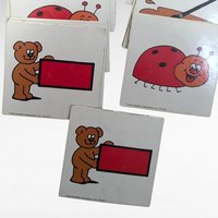 Vintage Memory Match Game | Frank Schaffer Publications | Colors & Shapes | Educational Toy | 1980s Kids Game | Complete Set