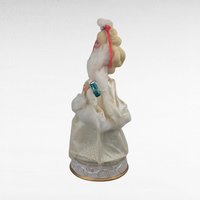 1989 Enesco Happy Holidays Barbie Music Box | Plays "Silver Bells" | Ceramic Barbie Figurine | Vintage Christmas Decor