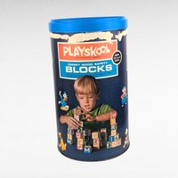Vintage 1970s Walt Disney Playskool Wood Blocks | Mickey Mouse | Educational Toy | Classic Toy