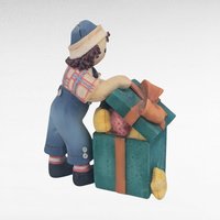 Vintage Enesco Raggedy Ann & Andy Figurines, "Birthday Surprises" and "Friends Are Ducky", Collectible Figurines, Nostalgia Decor