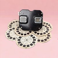 Vintage Sawyer's View-Master with 10 Discs - Dracula, Mickey Mouse, Disney - Gift for Collector