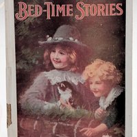1914 Bed-Time Stories - Antique Children's Book - Collection of Poems and Stories - Illustrated Book - Vintage Gift - Saalfield Pugblishin