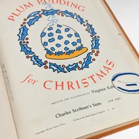 1956 Vintage Plum Pudding for Christmas by Virginia Kahl | Hardcover Children's Book | Illustrated Christmas Story