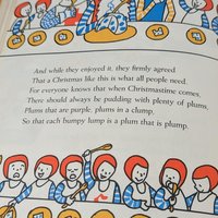 1956 Vintage Plum Pudding for Christmas by Virginia Kahl | Hardcover Children's Book | Illustrated Christmas Story