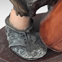 Vintage Giuseppe Armani Gulliver's World Drummer Boy Figurine with Drum, 8" Collectible Statue, Italian Art, Home Decor
