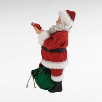 Vintage Possible Dreams Santa Claus Figurine, 10 Inch Clothtique Santa with Toy Bag, Christmas Decor, Collectible Santa, Holiday Decoration