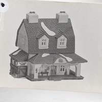 Vintage Dept 56 Van Tassel Manor - Sleepy Hollow - New England Village #5954-4 - Lighted Porcelain House