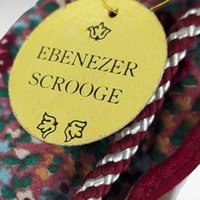 Vintage 1984 Kurt Adler Scrooge Christmas Ornament - 8" A Christmas Carol - Victorian Santa - Large Hanging Ornament