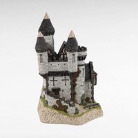 Vintage 1988 David Winter Macbeth's Castle - Scottish Collection - Cottage Figurine -  Shakespearean Decor