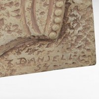 Pair of Vintage Z. Danjell Creations Greek Wall Plaques - Horse and Bull - Plaster Relief Art - Classical Decor - Textured Wall Hangings