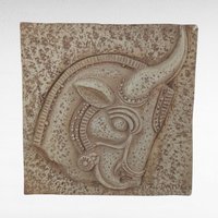 Pair of Vintage Z. Danjell Creations Greek Wall Plaques - Horse and Bull - Plaster Relief Art - Classical Decor - Textured Wall Hangings