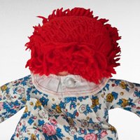 Pair of Vintage Raggedy Ann Dolls, 12" Classic Rag Dolls, Collectible Toys, Red Yarn Hair