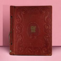 Vintage Scrapbook with Norman Rockwell Prints | Jackie Fairchild's Memory Album | Ephemera Collection