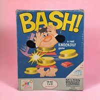 1965 Milton Bradley Bash Game | Vintage Family Board Game | Classic Retro Fun | Collectible Game for Nostalgic Play
