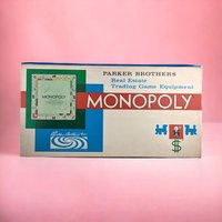 Vintage 1961 Parker Brothers Monopoly Board Game | Complete with All Pieces and Instructions | Collectible Real Estate Trading Game