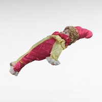 Vintage 19" Harlequin Jester Doll, Collectible, Whimsical Decor, Unique Gift for Clown Lovers