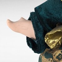 Vintage Porcelain Jester Doll | Mardi Gras Baby Doll | Collectible Doll