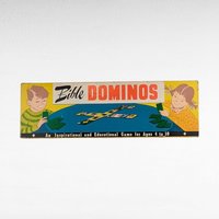 Vintage Bible Dominos Game, Religious Game, Children's Game, Sunday School Game, Educational Game, Christian Gift, Warner Press Game