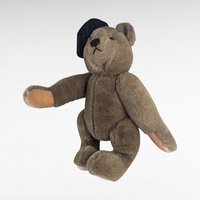 Vintage 1982 Gund Bialosky Teddy Bear, Jointed Teddy Bear, Plush Bear, Collectible Teddy Bear, Gift for Collector
