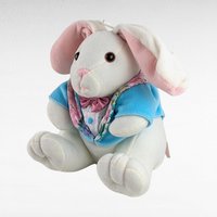 Vintage Velveteen Rabbit Plush, Stuffed Bunny Rabbit Toy, Soft Toy Collectible, Easter Gift, Nursery Decor, Gift for Child