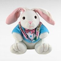 Vintage Velveteen Rabbit Plush, Stuffed Bunny Rabbit Toy, Soft Toy Collectible, Easter Gift, Nursery Decor, Gift for Child