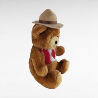 Vintage 1993 Canada Musical Plush Bear, Canadian Souvenir, Collectible Teddy Bear,  Plush Toy, Gift for Canada Lover, 6 Inches