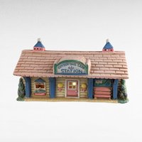 Vintage Midwest Cottontail Lane Station Lighted House | Easter Village Decor | Spring Decor | Ceramic House