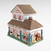 Vintage Midwest Cottontail Lane General Store Lighted House | Easter Village | Spring Decor | Ceramic House