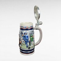 Vintage Avon Sports Steins, 1980s Collectible Beer Mugs, Football and Baseball, Man Cave Decor, Father's Day Gift