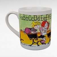 Vintage Cartoon Mugs, Looney Tunes Bugs Bunny, Dennis the Menace, Coffee Mugs, Kids Cups, Collectible Mugs