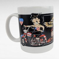 Vintage Betty Boop Lot - Motorcycle Mug, Nurse Plush, Angel Doll, Birthday Betty - Collectible