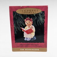 Vintage Hallmark The Bearingers Ornament Lot - 6 Piece Set with Boxes - Collectible Christmas Ornaments