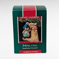 Vintage Hallmark Ornament Lot - 90s - 80s Keepsake Ornaments with Boxes - Train, Santa, Animals & More