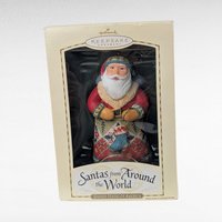 Vintage Hallmark Ornament Lot - 90s - 80s Keepsake Ornaments with Boxes - Train, Santa, Animals & More