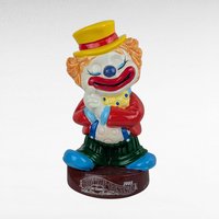 Vintage Clown Lot - Figurines, Bank, Music Box, Circus Books - Collectible Clown Memorabilia