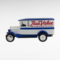Vintage True Value Diecast Trucks - ERTL Model T Bank Set & Graham Bros. Truck - With Boxes