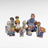 Vintage Figurine Lot - Precious Moments, Inarco, Jan Hagara, & More