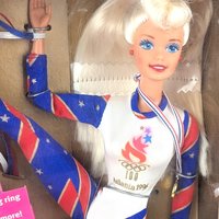 1995 Olympic Gymnast Barbie Doll, Vintage Barbie, Collectible Barbie, Olympic Barbie, Gift for Barbie Collector