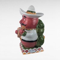 Vintage 2003 Clay Art Cha Cha Chili Pepper Cookie Jar, Ceramic Kitchen Storage, Novelty Food Decor, Gift for Chili Lovers