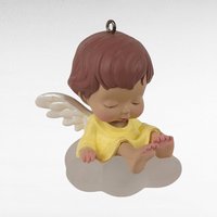 Vintage 1988 Mary's Angels Buttercup Ornament, PLEASE READ, First in Series, Angel on Cloud, Collectible Christmas Decor