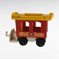 Vintage Fisher Price Little People Train, 3-Piece Train Set, 1973 Little People, Toy Train, Collectible Toy, Preschool Toy